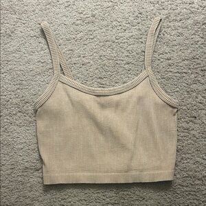 Forever 21 Tan Ribbed Camisole